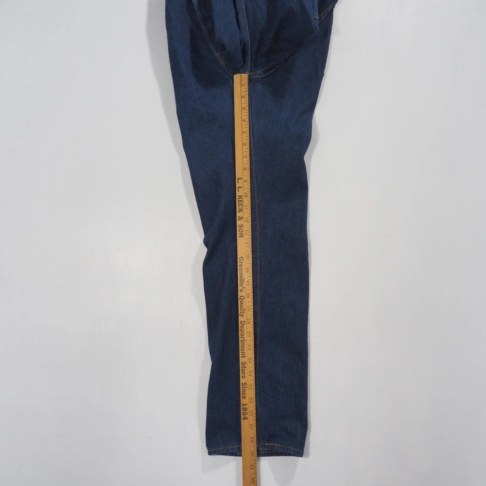 Levis 501 0000 Jeans Mens 34x32 Blue Dark Wash Denim Straight Leg Button Fly